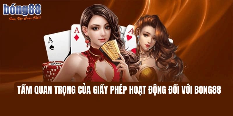 Vai trò của giấy phép trong việc đảm bảo sự tin cậy của Bong88